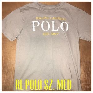 RL POLO TEE SZ. Medium